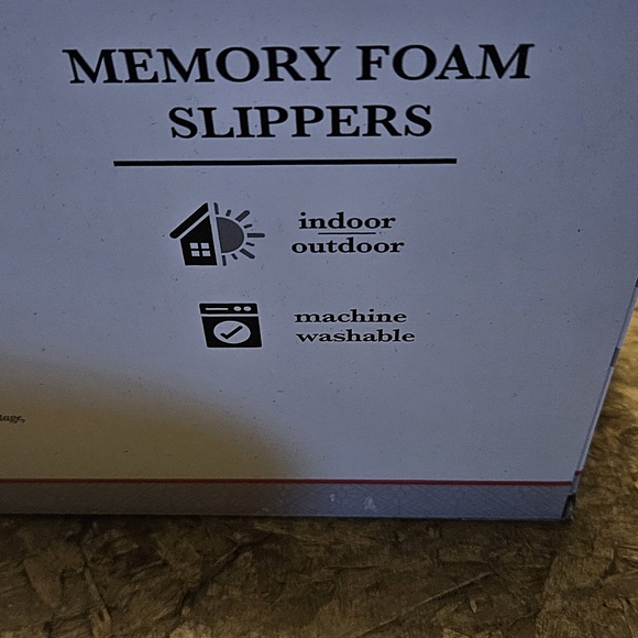 Isotoner Black Indoor/Outdoor Slippers - Picture 3 of 4